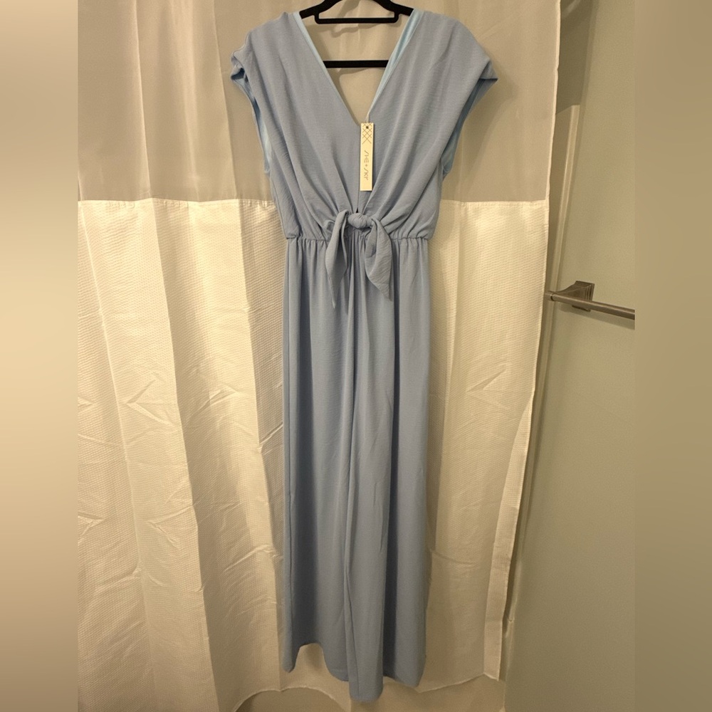 Elegant Blue Jumpsuit